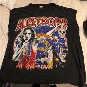 Authentic Vintage Alice Cooper Sleeveless T-Shirt